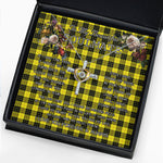 To My Beautiful Soulmate Necklace In Your Eyes I Have Found My Home Clan MacLeod of Lewis Modern Tartan Cross Dancing Necklace