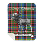 Scotstee Shop Plaid Tartan Blanket With Moose Clan Stirling Plaid Blanket, plaid blanket australia,plaid blanket canada,plaid christmas blanket,plaid fleece sherpa blanket,plaid sherpa blanket canada,plaid sherpa blanket lipstick,plaid sherpa blanket pink,plaid sherpa blanket queen