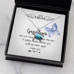 Opal Turtle Necklace - Mom Necklace - I'll Miss You Untill We Meet Again - Mother's Day Gift