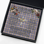 To My Beautiful Soulmate Necklace In Your Eyes I Have Found My Home Clan Hannay Grey Tartan Cross Dancing Necklace