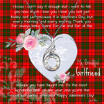 Rising Phoenix Necklace - Valentine Necklace Clan Cairns Tartan Gift for Girlfriend, Gift for My Wife Rising Phoenix Necklace