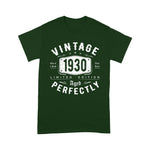 Vintage 1930 91th Birthday Gift Idea 91 Years Old Birthday Shirt - Scotstee Shop