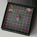 To My Beautiful Soulmate Necklace In Your Eyes I Have Found My Home Clan Taylor Tartan Crown Pendant Necklace