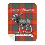 Scotstee Shop Plaid Tartan Blanket With Moose Clan MacNab Ancient Plaid Blanket, plaid blanket australia,plaid blanket canada,plaid christmas blanket,plaid fleece sherpa blanket,plaid sherpa blanket canada,plaid sherpa blanket lipstick,plaid sherpa blanket pink,plaid sherpa blanket queen