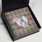 Rising Phoenix Necklace - Valentine Necklace Clan Buchanan Ancient Tartan Gift for Girlfriend, Gift for My Wife Rising Phoenix Necklace