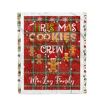 Personalized Gift Tartan Plaid Blanket Clan MacLay With Christmas Cookie Baking Crew Christmas Gift Blanket, Plaid Blanket, Christmas Fleece Blanket, Christmas Blanket, Tartan Blanket, Scottish Blanket, Scotland Blanket, Family Name Blanket, Custom Blanket, Personalized Blanket