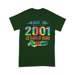 Scotstee Shop - 20 Years Old 20th Birthday Decoration Made In 2001 Birthday Shirt