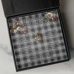 To My Beautiful Soulmate Necklace In Your Eyes I Have Found My Home Clan Douglas Grey Tartan Crown Pendant Necklace