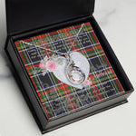 Rising Phoenix Necklace - Valentine Necklace Clan Francis Tartan Gift for Girlfriend, Gift for My Wife Rising Phoenix Necklace