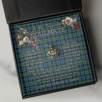 To My Beautiful Soulmate Necklace In Your Eyes I Have Found My Home Clan Campbell Ancient Tartan Crown Pendant Necklace