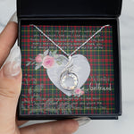 Rising Phoenix Necklace - Valentine Necklace Clan MacKintosh Tartan Gift for Girlfriend, Gift for My Wife Rising Phoenix Necklace