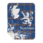 Sherpa Blanket - Tartan Blanket Thistle and Lion Scottish Clan MacLaine of Loch Buie Hunting Plaid Blanket, plaid sherpa blanket queen,purple sherpa blanket,queen sherpa blanket,queen size sherpa blanket,red sherpa blanket,scottish tartan blankets,sherpa blanket,sherpa christmas blanket