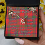 To My Beautiful Soulmate Necklace In Your Eyes I Have Found My Home Clan Ross Tartan Wishbone Dancing Necklace