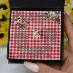To My Beautiful Soulmate Necklace In Your Eyes I Have Found My Home Clan Lennox Dress Tartan Wishbone Dancing Necklace