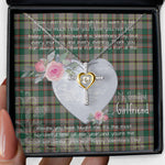 Gift For My Beautiful Girlfriend Necklace Valentine Necklace Clan Craig Ancient Tartan Cross Dancing Necklace Scottish Tartan Jewelry