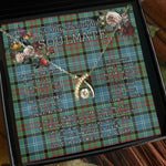 To My Beautiful Soulmate Necklace In Your Eyes I Have Found My Home Clan Cathcart Tartan Wishbone Dancing Necklace