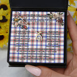 To My Beautiful Soulmate Necklace In Your Eyes I Have Found My Home Clan Boswell Modern Tartan Wishbone Dancing Necklace