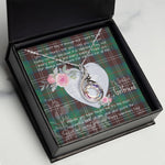 Rising Phoenix Necklace - Valentine Necklace Clan Chisholm Hunting Ancient Tartan Gift for Girlfriend, Gift for My Wife Rising Phoenix Necklace