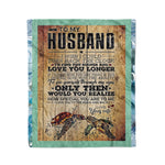 Scotstee Shop - Fleece Blanket - Customized Gift, Gift To My Husband Lovely Husband Letter Fleece Blanket