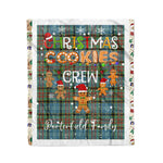 Personalized Gift Tartan Plaid Blanket Clan Porterfield With Christmas Cookie Baking Crew Christmas Gift Blanket, Plaid Blanket, Christmas Fleece Blanket, Christmas Blanket, Tartan Blanket, Scottish Blanket, Scotland Blanket, Family Name Blanket, Custom Blanket, Personalized Blanket