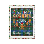 Personalized Gift Tartan Plaid Blanket Clan Davidson Ancient With Christmas Cookie Baking Crew Christmas Gift Blanket, Plaid Blanket, Christmas Fleece Blanket, Christmas Blanket, Tartan Blanket, Scottish Blanket, Scotland Blanket, Family Name Blanket, Custom Blanket, Personalized Blanket
