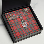 To My Beautiful Soulmate Necklace In Your Eyes I Have Found My Home Clan Glas Red Tartan Rising Phoenix Necklace