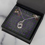 To My Beautiful Soulmate Necklace In Your Eyes I Have Found My Home Clan MacCallum of Berwick Tartan Rising Phoenix Necklace