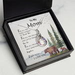 Rising Phoenix Necklace - Mom Necklace, To My Mom I Love You To The Moon and Back Necklace, Gift For Mom Birthday Necklace