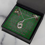 To My Beautiful Soulmate Necklace In Your Eyes I Have Found My Home Clan Tribe of Mar Tartan Rising Phoenix Necklace