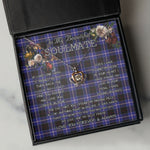 To My Beautiful Soulmate Necklace In Your Eyes I Have Found My Home Clan Dunlop Tartan Crown Pendant Necklace