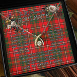 To My Beautiful Soulmate Necklace In Your Eyes I Have Found My Home Clan Hay Modern Tartan Wishbone Dancing Necklace
