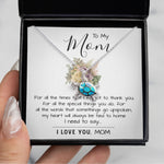 Opal Turtle Necklace - To My Mom - I Love You Mom, Mother's Day Necklace