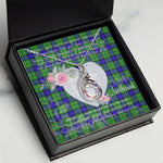 Rising Phoenix Necklace - Valentine Necklace Clan Armstrong Tartan Gift for Girlfriend, Gift for My Wife Rising Phoenix Necklace