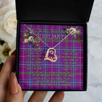To My Beautiful Soulmate Necklace In Your Eyes I Have Found My Home Clan Jackson Tartan Forever Love Necklace