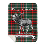 Scotstee Shop Plaid Tartan Blanket With Moose Clan MacDiarmid Plaid Blanket, plaid blanket australia,plaid blanket canada,plaid christmas blanket,plaid fleece sherpa blanket,plaid sherpa blanket canada,plaid sherpa blanket lipstick,plaid sherpa blanket pink,plaid sherpa blanket queen