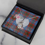 Rising Phoenix Necklace - Valentine Necklace Clan Newton Tartan Gift for Girlfriend, Gift for My Wife Rising Phoenix Necklace