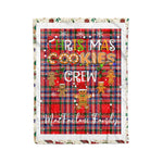 Personalized Gift Tartan Plaid Blanket Clan MacFarlane Modern With Christmas Cookie Baking Crew Christmas Gift Blanket, Plaid Blanket, Christmas Fleece Blanket, Christmas Blanket, Tartan Blanket, Scottish Blanket, Scotland Blanket, Family Name Blanket, Custom Blanket, Personalized Blanket