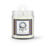 Soy Wax Candle - Buffalo Plaid Candle Clan Badge Bethune Tartan Plaid Soy Wax Candle, oil candle, candle handmade, wax candle, soy wax, nature wax, natural soy wax, natural soy candles, natural candle