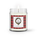 Soy Wax Candle - Buffalo Plaid Candle Clan Crest Badge Cunningham Tartan Plaid Soy Wax Candle, oil candle, candle handmade, wax candle, soy wax, nature wax, natural soy wax, natural soy candles, natural candle