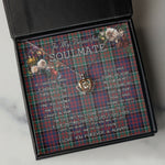To My Beautiful Soulmate Necklace In Your Eyes I Have Found My Home Clan Macdonald Tartan Crown Pendant Necklace