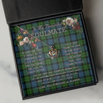 To My Beautiful Soulmate Necklace In Your Eyes I Have Found My Home Clan MacKie Tartan Crown Pendant Necklace