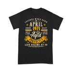 Womens 50 Years Old Vintage April 1971 50th Birthday Shirt For 50th Birthday Shirt mens vintage 1971 t shirt - Scotstee Shop