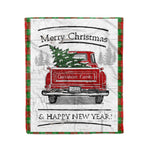 Tartan Blanket Vintage Red Truck with Christmas Tree Family Scottish Clan Gartshore plaid blanket, red plaid blanket, buffalo plaid blanket, green plaid blanket, plaid fleece blanket, blue plaid blanket, red tartan blanket, tartan plaid blanket, black and white plaid blanket, , christmas plaid blanket, orange plaid blanket, tartan plaid throw blanket, pink plaid blanket, brown plaid blanket, buffalo check blanket
