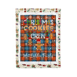 Personalized Gift Tartan Plaid Blanket Clan MacLachlan Ancient With Christmas Cookie Baking Crew Christmas Gift Blanket, Plaid Blanket, Christmas Fleece Blanket, Christmas Blanket, Tartan Blanket, Scottish Blanket, Scotland Blanket, Family Name Blanket, Custom Blanket, Personalized Blanket
