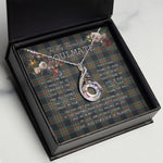 To My Beautiful Soulmate Necklace In Your Eyes I Have Found My Home Clan Lyle Tartan Rising Phoenix Necklace