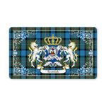 Doormat - Welcome Mat Scottish Ferguson Ancient Clan Badge Tartan Door Mat, Plaid Doormat