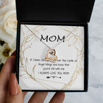 Love Dancing Necklace - Mom Necklace - Love You Always And Forever Mother's Day Gift