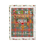 Personalized Gift Tartan Plaid Blanket Clan MacKintosh Ancient With Christmas Cookie Baking Crew Christmas Gift Blanket, Plaid Blanket, Christmas Fleece Blanket, Christmas Blanket, Tartan Blanket, Scottish Blanket, Scotland Blanket, Family Name Blanket, Custom Blanket, Personalized Blanket
