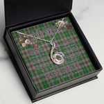To My Beautiful Soulmate Necklace In Your Eyes I Have Found My Home Clan Gray Tartan Rising Phoenix Necklace