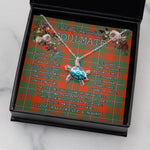 Sea Turtle Necklace To My Beautiful Soulmate Necklace In Your Eyes I Have Found My Home Clan MacGregor Ancient Tartan Blue Turtle Necklace
